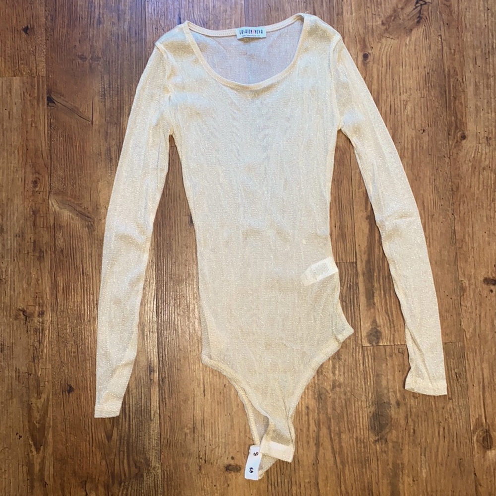 Fashion Nova Sheer bodysuit